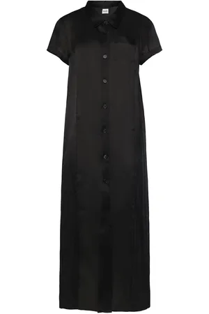 Khaite Vestito Lungo Effy In Organza Di Misto Seta