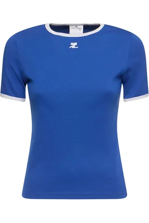 Courrèges T-shirt In Cotone Con Logo