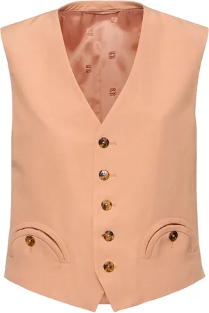 Blazé Milano Gilet In Seta E Lino Flica Feral