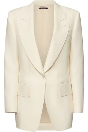 Tom Ford Blazer In Twill Di Lana E Seta