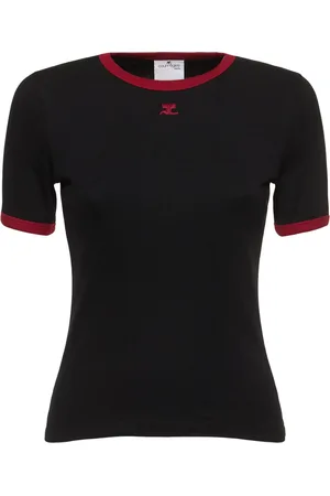 Courrèges T-shirt In Cotone Con Logo
