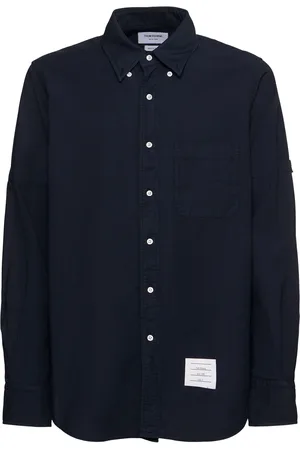 Thom Browne Camicia Dritta Oxford In Cotone