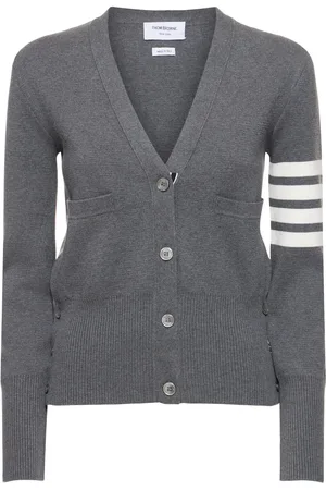 Thom Browne Cardigan In Cotone Milano