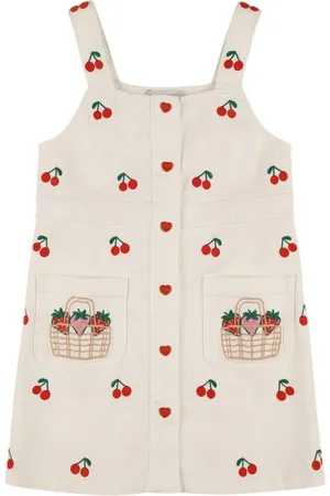 Stella McCartney Vestito In Gabardina Di Cotone