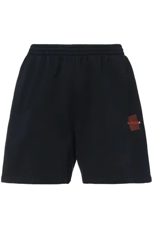 Balenciaga Shorts In Felpa Di Cotone / Logo