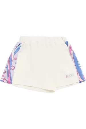 Puccini Shorts In Interlock Di Cotone Stampato