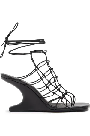 Rick Owens Sandali Web Cantilever In Pelle 80mm
