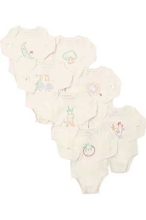 Stella McCartney Set Di 7 Body In Cotone Stampato