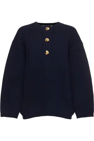 Carven Pullover In Cashmere Con Bottoni