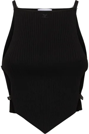 Courrèges Top In Maglia A Costine