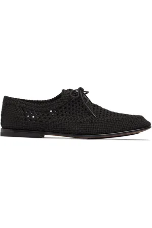 Dolce & Gabbana Scarpe Derby In Viscosa Intrecciata