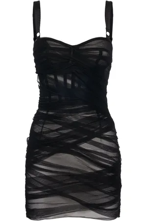 Dolce & Gabbana Vestito In Tulle Stretch
