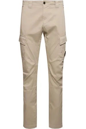 C.P. Company Pantaloni Cargo Stretch Con Lente