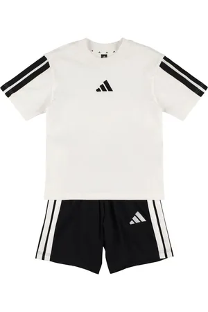 adidas T-shirt E Shorts In Jersey Di Cotone