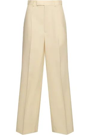 Auralee Pantaloni In Lana E Mohair