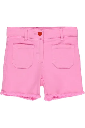 Stella McCartney Shorts In Denim Di Cotone