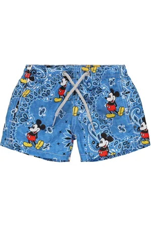 MC2 SAINT BARTH Shorts Mare Mickey In Nylon Stampato