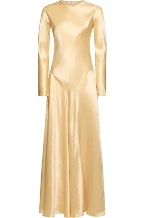 Abadía Vestito Lungo Yara In Raso