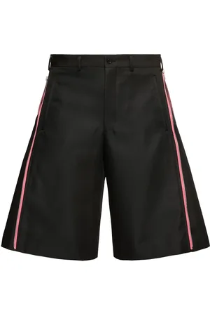 Comme des Garçons Shorts In Gabardina Di Poliestere