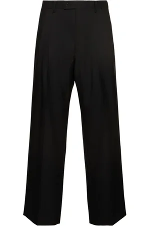 Auralee Pantaloni A Due Tasche In Lana Tropical Super Fine