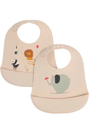 Liewood Set Di 2 Bavaglini In Silicone Stampato