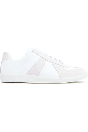 Maison Margiela Sneakers Low Top Replica In Pelle E Camoscio