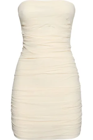 Maison Margiela Vestito In Jersey E Mesh Elasticizzato