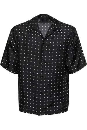 AMIRI Camicia Ma In Twill Di Seta