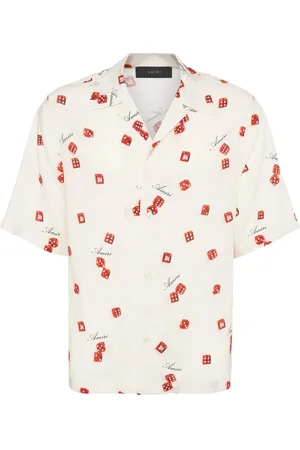AMIRI Camicia Bowling Dice In Viscosa Stampata