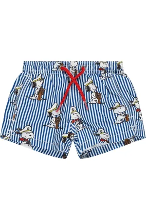 MC2 SAINT BARTH Shorts Mare In Nylon Stampa Snoopy