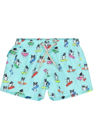 MC2 SAINT BARTH Shorts Mare In Nylon Stampa Skate