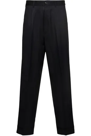 Maison Margiela Pantaloni Barathea In Lana E Lino