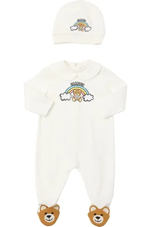 Moschino Tutina E Cuffietta In Cotone