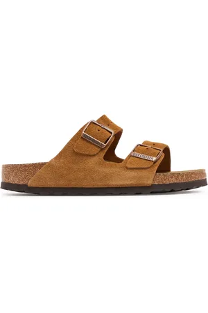Birkenstock Sandali Arizona In Camoscio Morbido