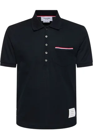 Thom Browne Polo In Cotone Piqué