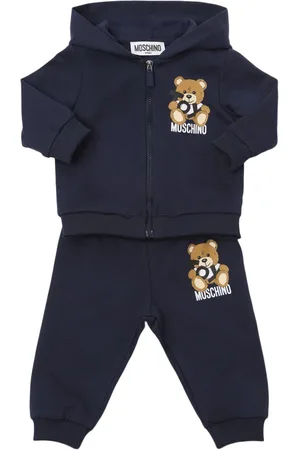 Moschino Felpa Con Zip E Cappuccio E Pantaloni