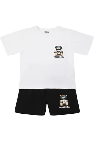 Moschino T-shirt E Shorts In Cotone