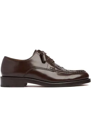 Jacquemus Scarpe Les Derbies Tressees Con Lacci