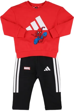 adidas Felpa E Pantaloni In Misto Cotone