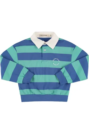 The New Society Polo In Jersey Di Cotone A Righe