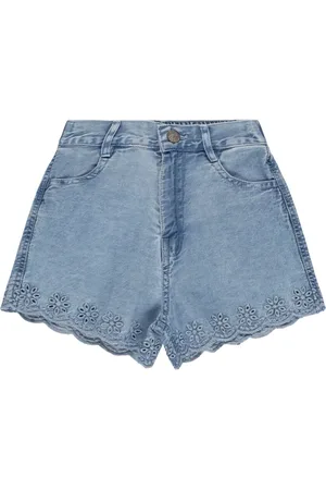 The New Society Shorts In Cotone Chambray