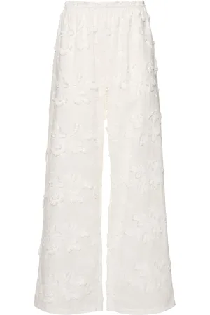 THE GARMENT Pantaloni Jewell In Cotone Ricamato