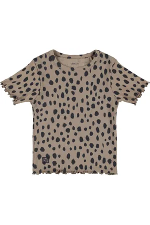 Liewood T-shirt In Jersey Di Misto Cotone Stampa Leo