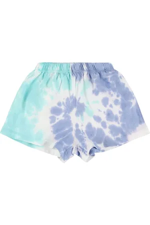 The New Society Shorts In Felpa Di Cotone Con Stampa