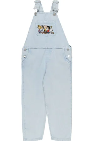 The Campamento Salopette In Denim Di Cotone