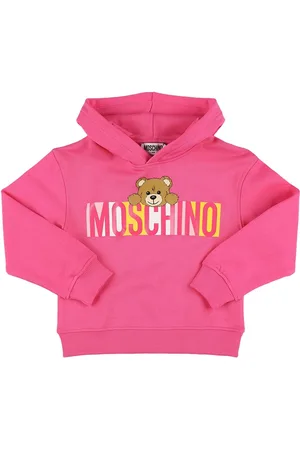 Moschino Felpa In Cotone Con Cappuccio