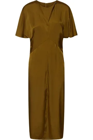 Soeur Vestito Midi Ella In Raso Drappeggiato