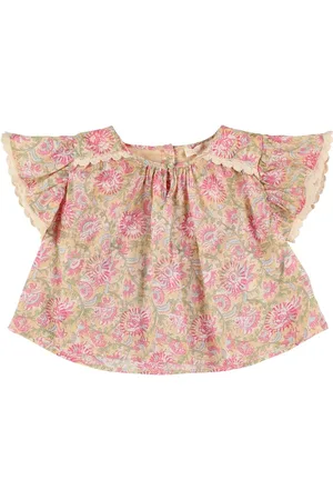 Louise Misha Camicia In Gauze Di Cotone Stampato