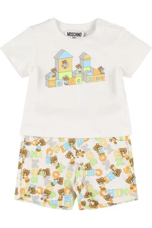 Moschino T-shirt E Shorts In Cotone