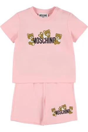Moschino T-shirt E Shorts In Cotone Stretch